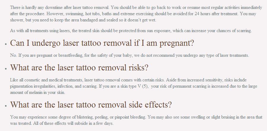 laser tattoo removal 