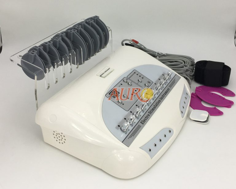 electric muscle stimulator beauty equipment / machine with tens pads